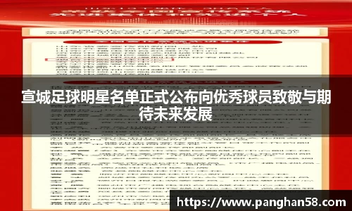 宣城足球明星名单正式公布向优秀球员致敬与期待未来发展